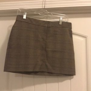 Checkered skirt